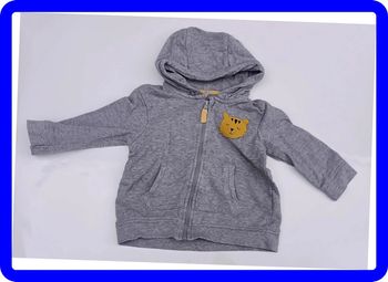 Sweat zippé à capuche 9 mois Orchestra bébé