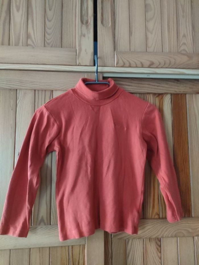 Sous-pull fille orange