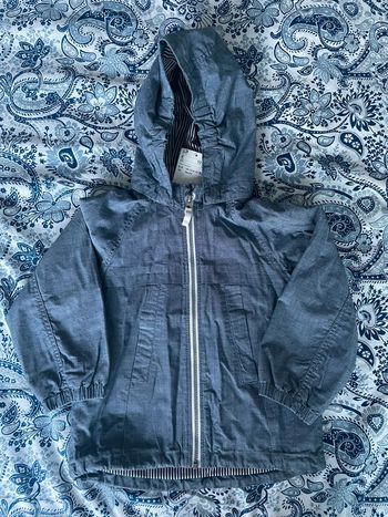 Veste légère neuve bleu jean 2 ans H&M