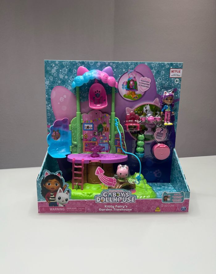 Gabby’s Dollhouse kitty Fairy’s Garden Treehouse Netflix