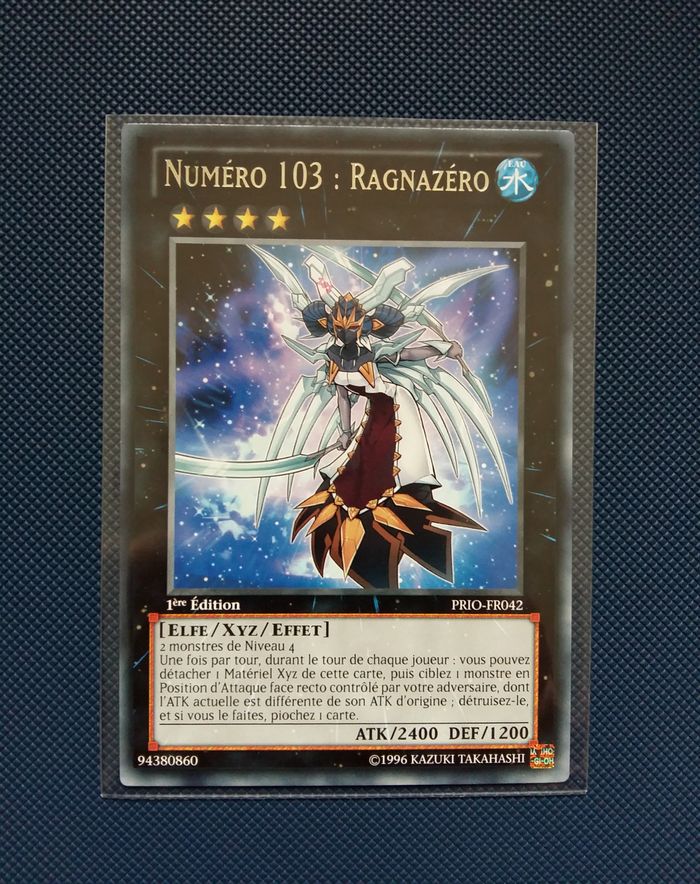 Yu-Gi-Oh ! Numéro 103 : Ragnazéro PRIO-FR042 RARE - photo numéro 1