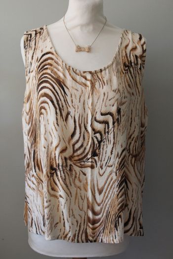 Débardeur zébré 42