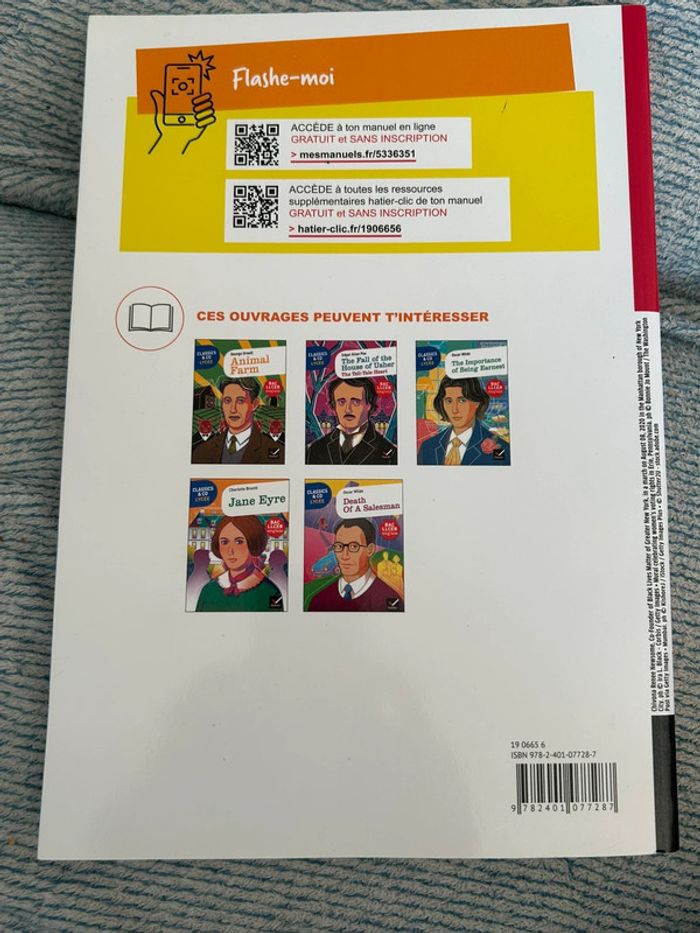 Livre manuel scolaire Let’s meet up ! Première Terminale Anglais monde contemporain Hatier Neuf - photo numéro 2