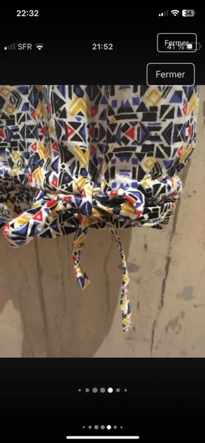 Magnifique blouse d’été en 46 de marque Damart en excellent état - photo numéro 8