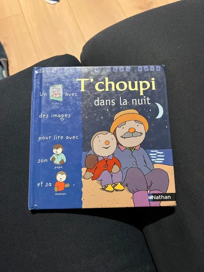 Livre pour enfants tchoupi dans la nuit