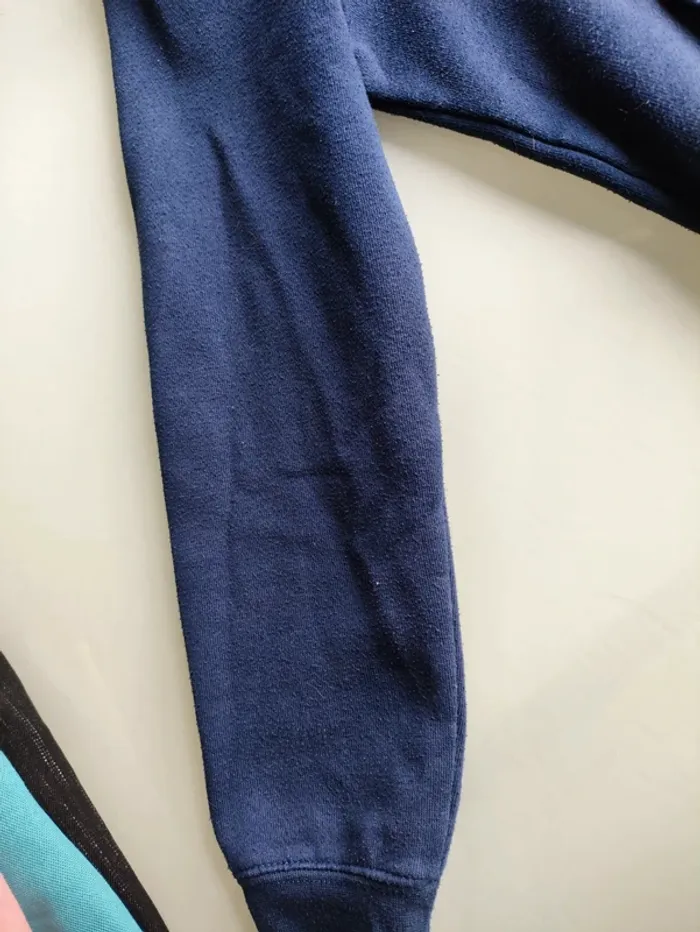 🧥 Gilet zippé bleu marine garçon – Taille 10 ans – Bon état - photo numéro 10
