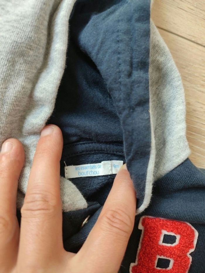Veste à capuche 9 mois - photo numéro 2