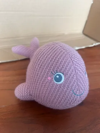 Peluche crochet baleine