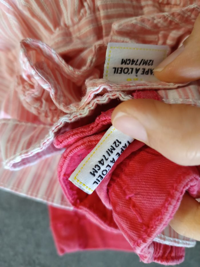 Ensemble chemisier + pantalon large 12 mois - photo numéro 6