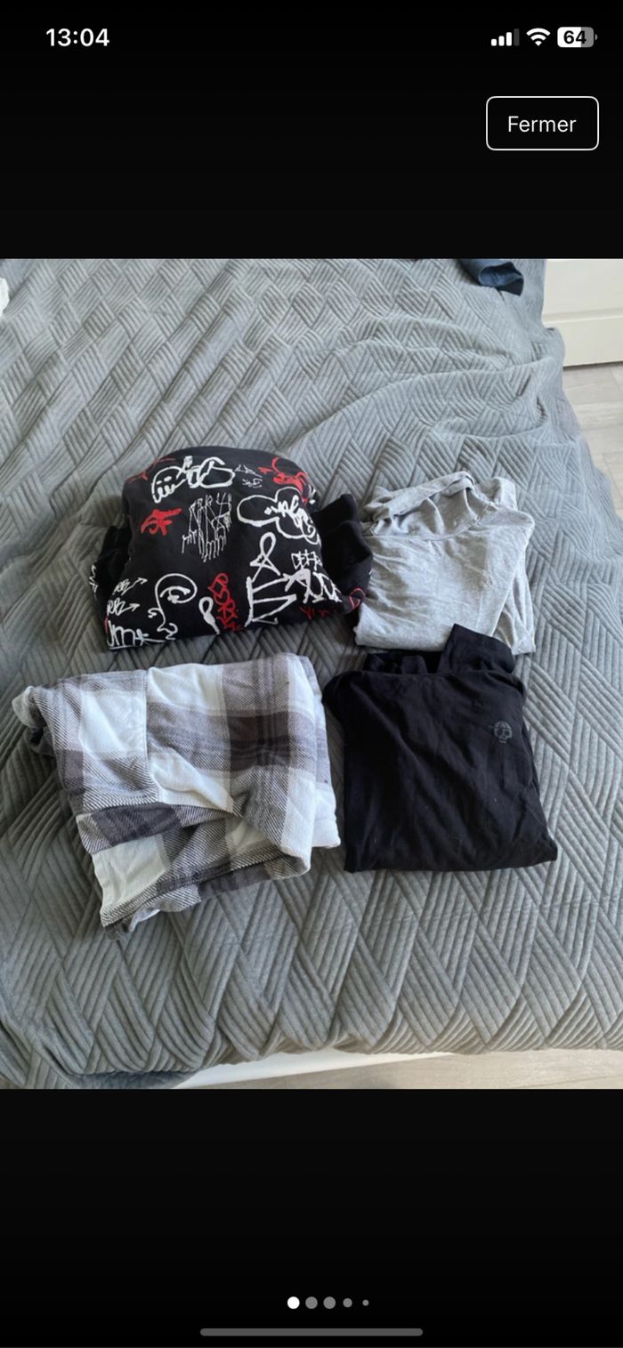 Lot pull garçon, 12 ans