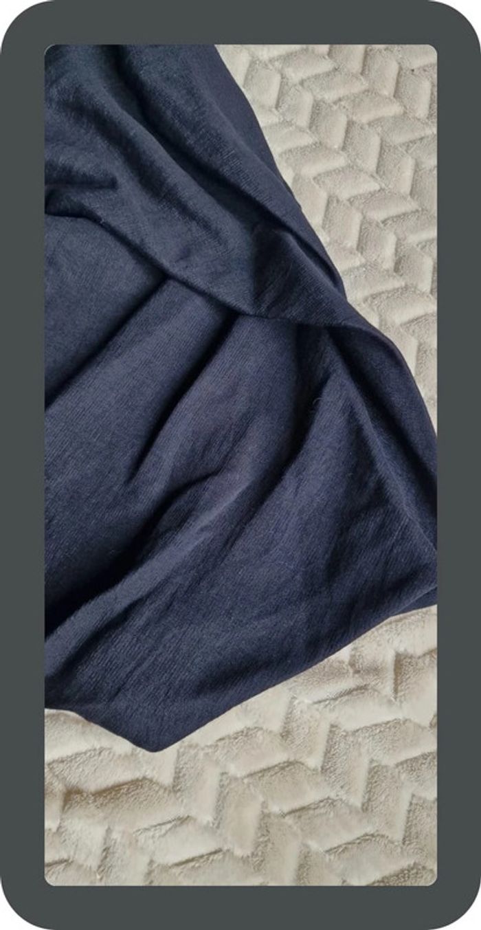 Robe T-shirt COS a col cheminée asymétrique et manches courtes taille S - photo numéro 4