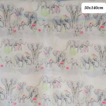 Poly coton éléphant