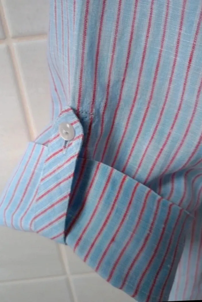 Chemise blouse Antonelle t.36 100% lin - photo numéro 7