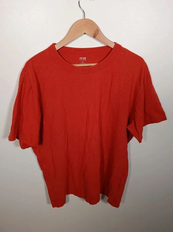 C12 t-shirt orange Uniqlo XL