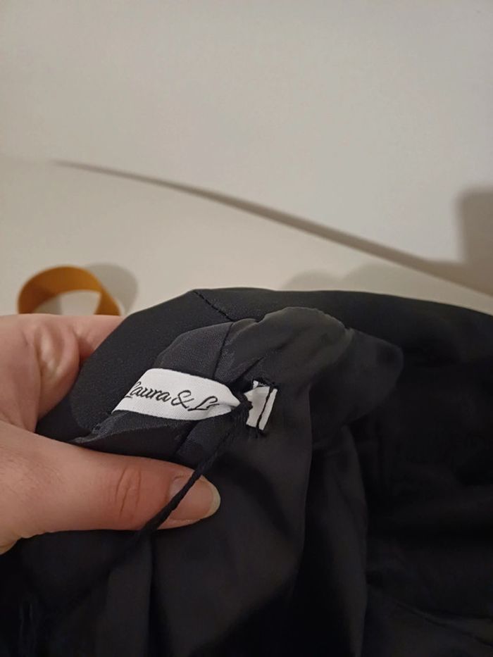 Blazer noir long neuf Laura & Laurent taille S/M 36/38 - photo numéro 10
