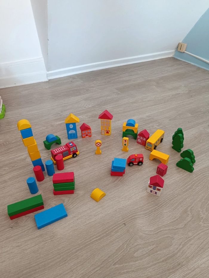 Blocs de construction en bois