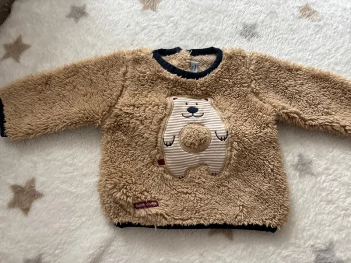 Pull polaire ourson