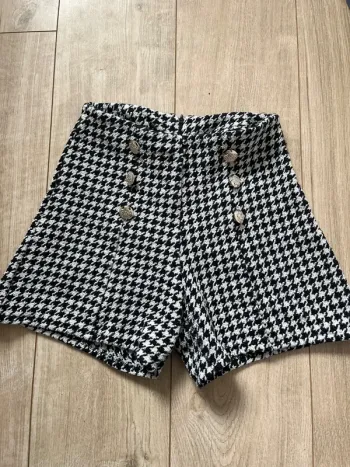 Short à carreaux