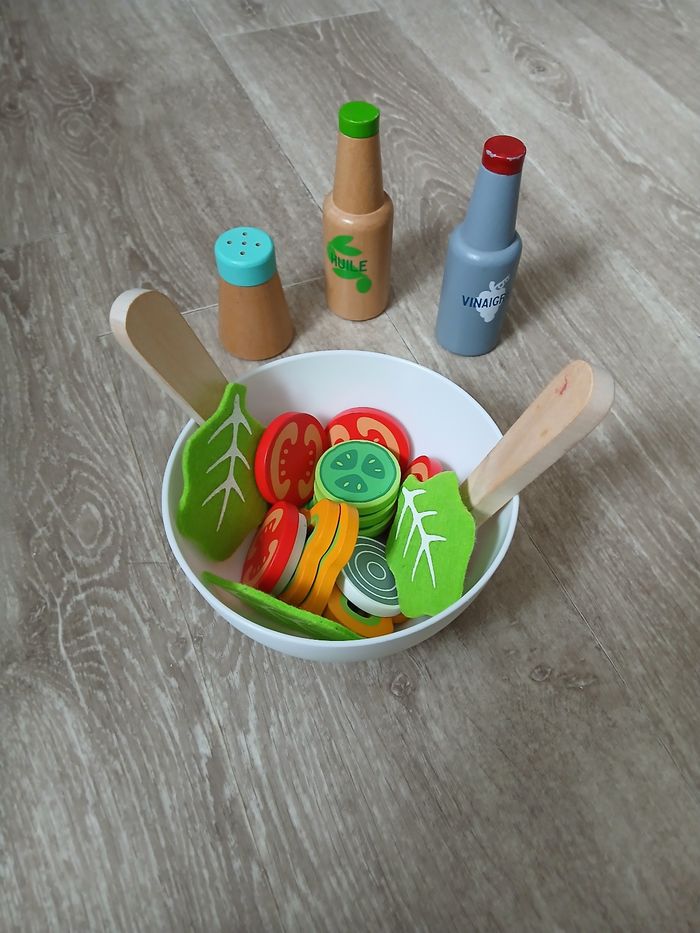 Jouet salade composée vertbaudet