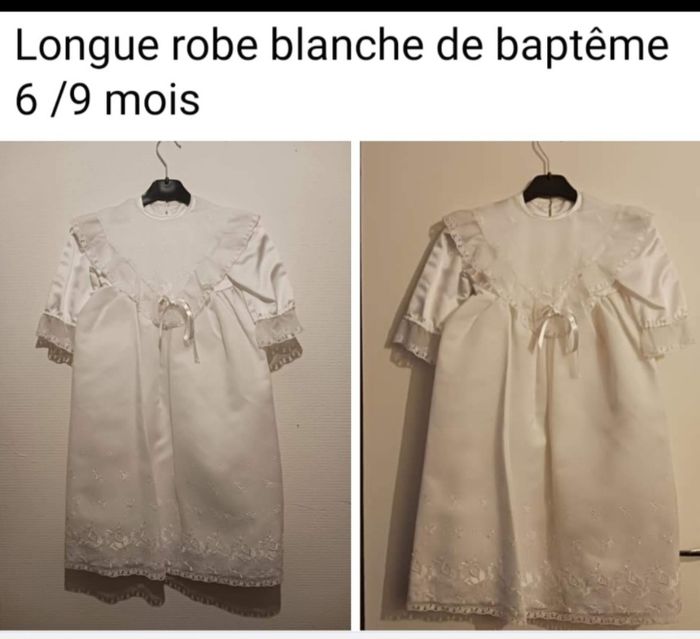 Longue robe de baptême - photo numéro 2