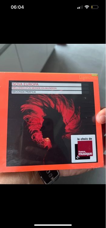 Cd Nova Europa melodies d’un monde en mutation  seconda pratica