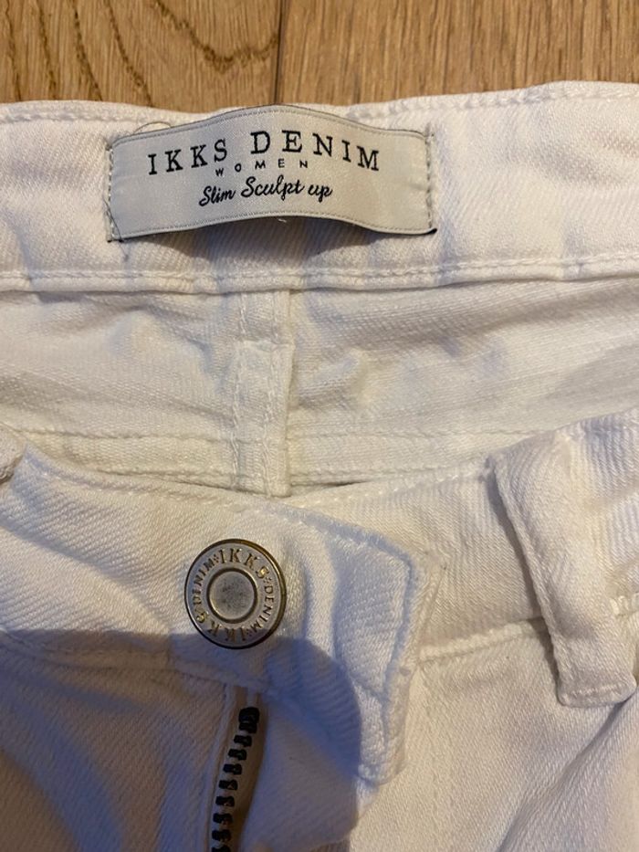 Pantalon jean blanc - photo numéro 4