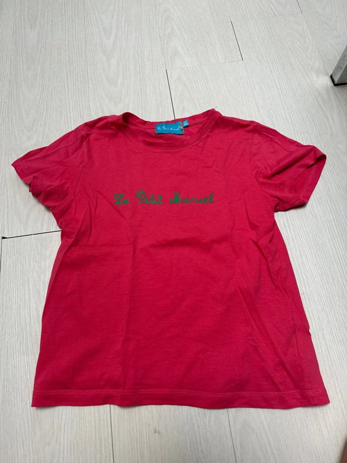 T-shirt rose, fuchsia, Little, Marcel, 10 ans, neuf