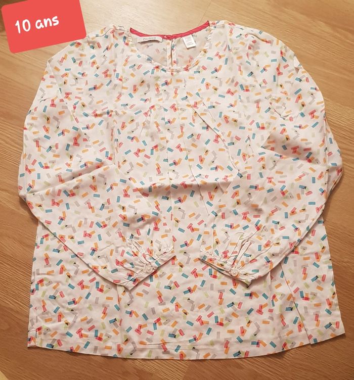 Lot 5 tee-shirts fille 10 ans - photo numéro 14