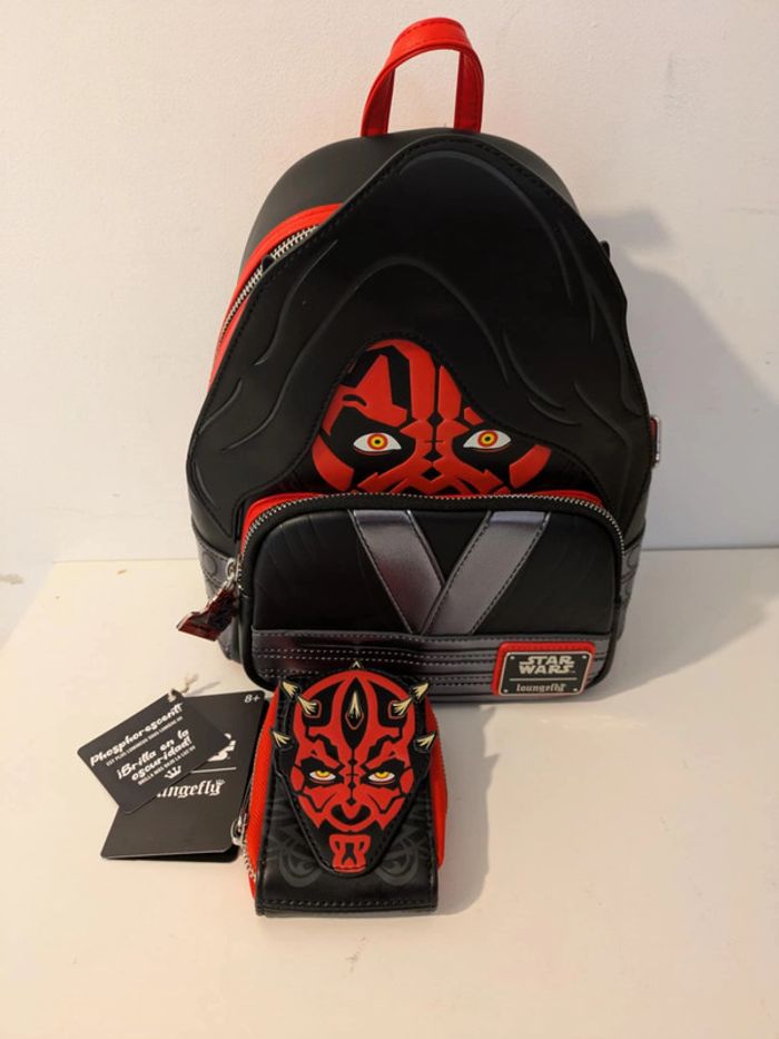 Loungefly Star Wars Dark Maul cosplay avec porte monnaie