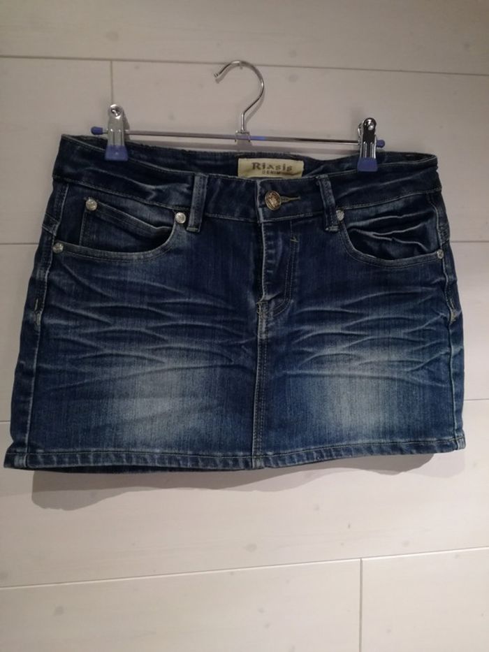 Mini jupe en jean