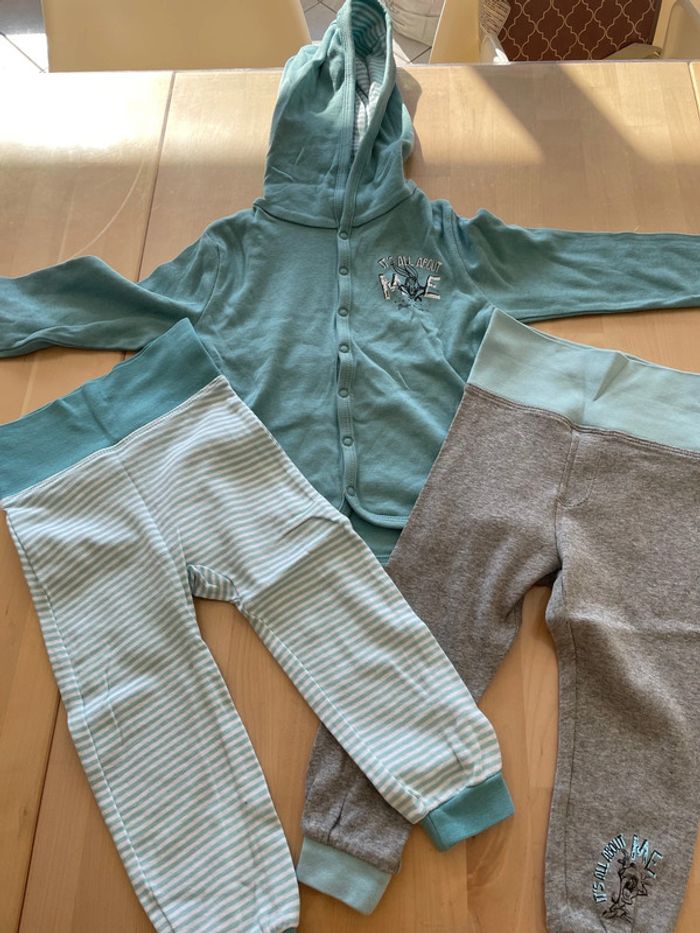 Lot de jogging léger 2 pantalon et une veste Looney Tunes