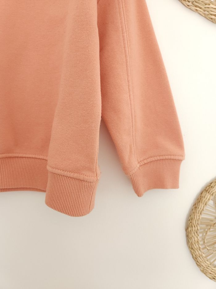 Sweat corail " Sisters" Vertbaudet 4 Ans - photo numéro 5