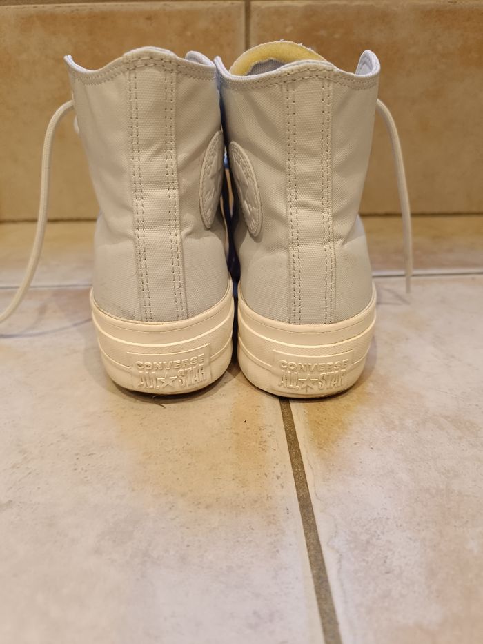 Baskets converse all star bleu ciel taille 38 - photo numéro 4