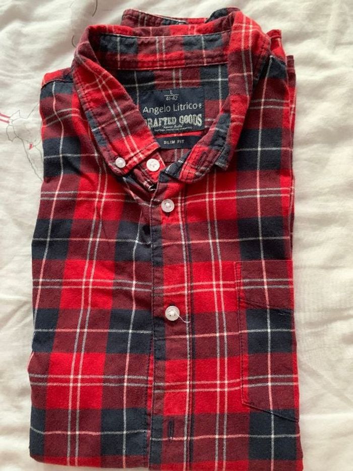 chemise à carreaux homme