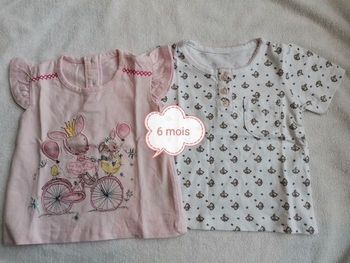 Lot tee shirt early days 6 mois