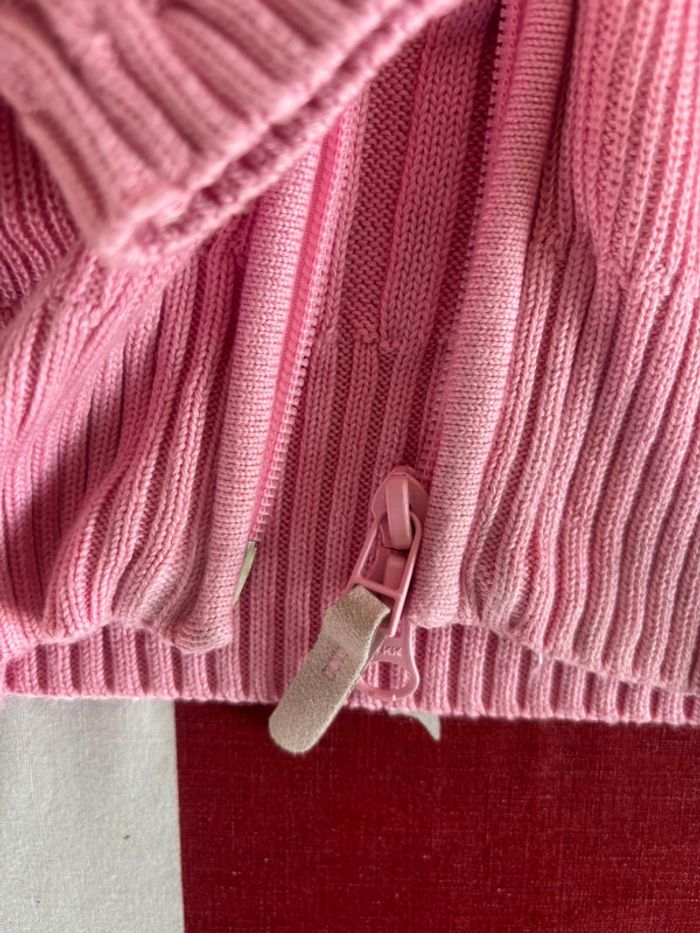Veste rose Lacoste vintage unisexe petit croco fille xs homme s femme - photo numéro 7