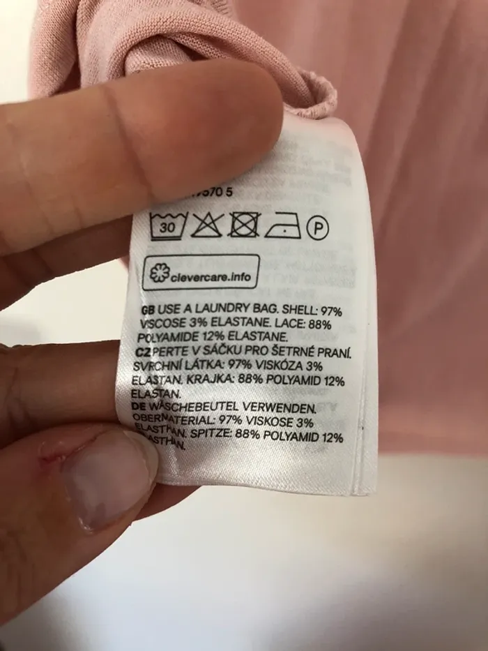 Débardeur rose poudré H&M taille M - photo numéro 5