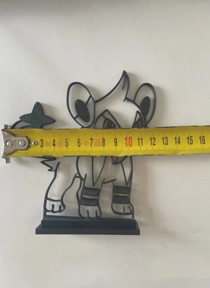 Pokémon Luxio - décoration géométrique avec support - photo numéro 4