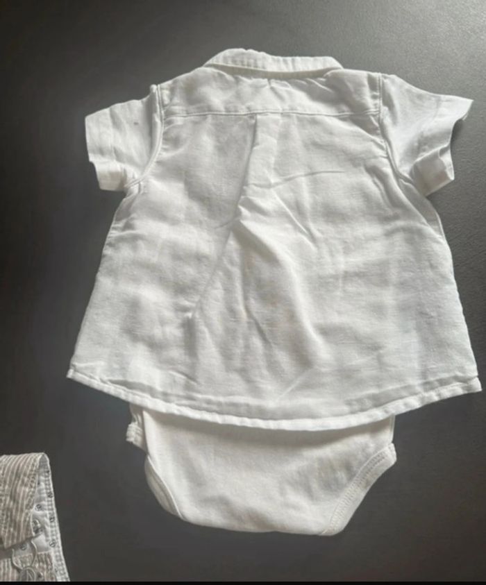 Ensemble body salopette garçon Petit Bateau 6 mois - photo numéro 5