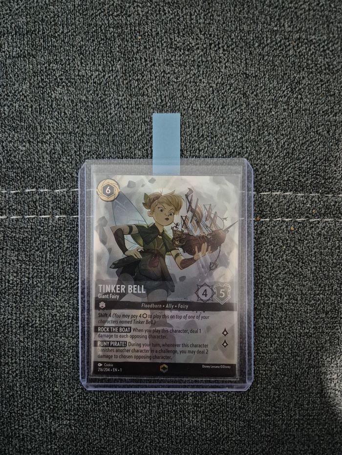 Carte lorcana la fée clochette enchantée chapitre 1