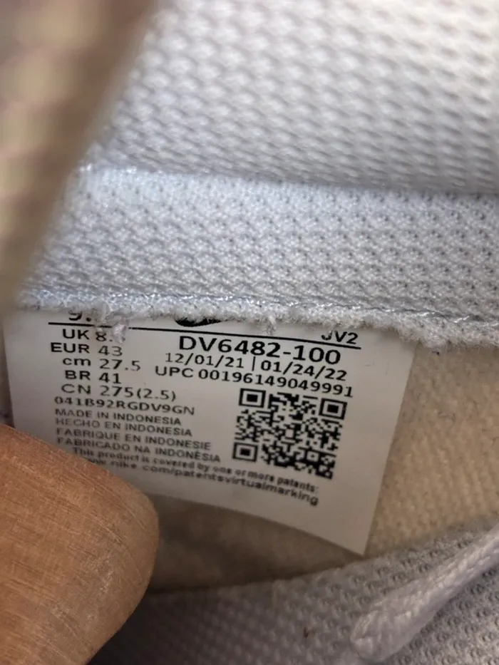 Baskets Nike dunk low grises pointure 43 très bon état - photo numéro 9