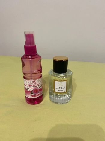 Parfum et eau de rose