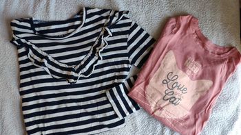 Lot de 2 t-shirts manches longues 6 ans tex