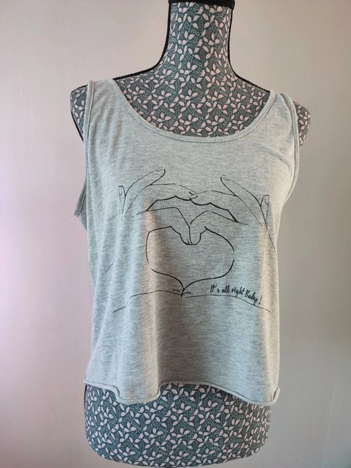 Débardeur gris - photo numéro 2