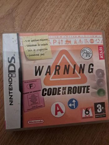 Jeu DS Warning Code de la route