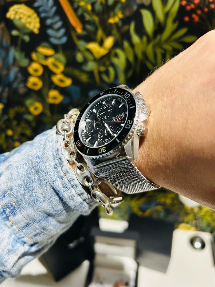 Montre Boss Admiral en Acier Argenté - photo numéro 2