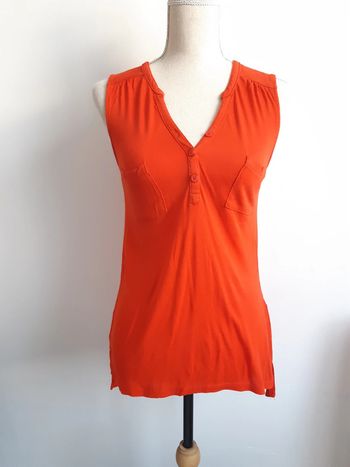 Débardeur rouge Kiabi T36