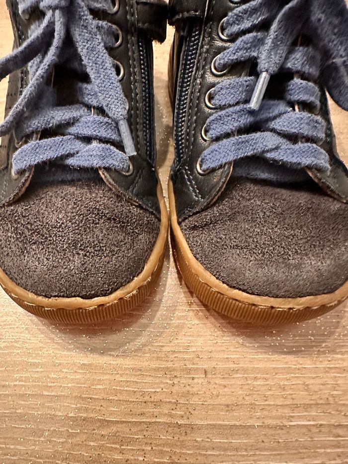 🌸 Chaussures en cuir montantes pour bébé garçon en cuir 🌸 - photo numéro 6