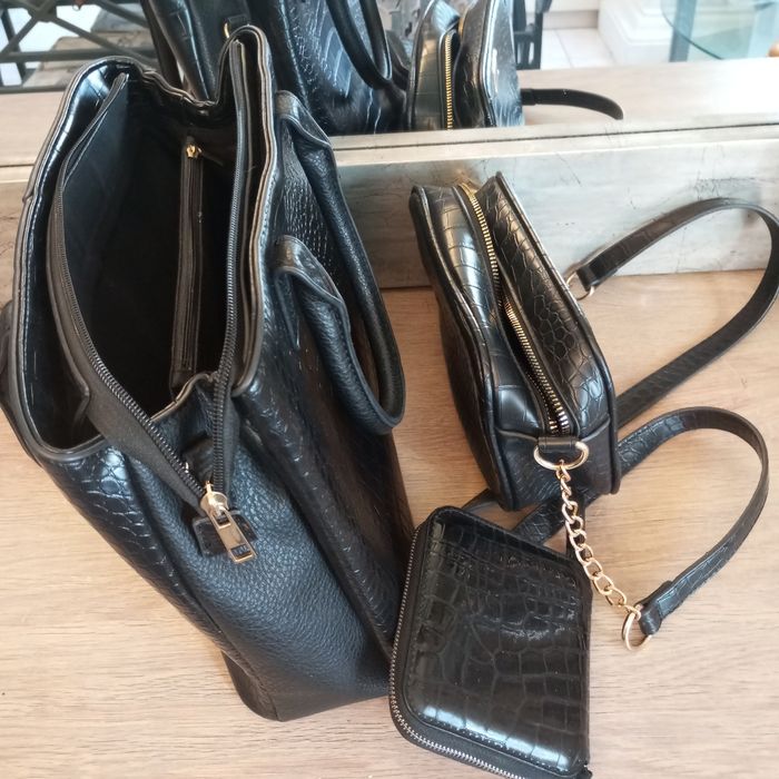 Ensemble sac à main,pochette, porte cartes femme TU - photo numéro 3