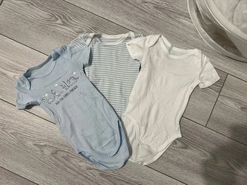 Lot de 3 bodies manches courtes